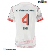 Camisa de Futebol Bayern Munich Jonathan Tah #4 Equipamento Secundário Mulheres 2025-26 Manga Curta